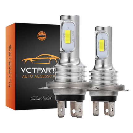 Dimlicht LED H4 3000k Geel (set) [Gele koplampen - Gele Dimlichten] - VCTparts.nl