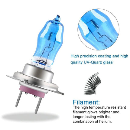 VCTparts H7 Halogeen Koplampen Dimlicht 6000K Witlicht (set 2 stuks) NORGOS 7