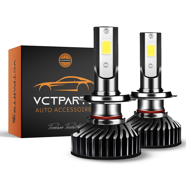 H8/H9/H11 LED Dimlicht Koplampen 8000K – Wit/IJsblauw Licht met Ventilator en Canbus Decoder (Set van 2)