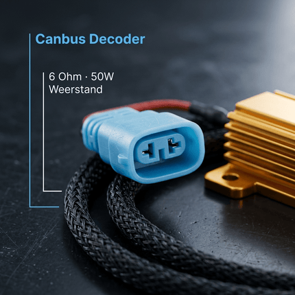 HaloVision HaloVision H7 LED Canbus Lampen + Belastingsweerstand Set – 30000Lm 6000K Anti - Flikker Oplossing voor Auto’s met Canbus Foutmeldingen Combideal 3
