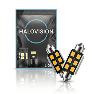 HaloVision LED C5W/C10W Festoen Buislamp 36mm 6000K Helder Wit – Canbus Plug en Play Interieurverlichting LED Set van 2 Autolampen