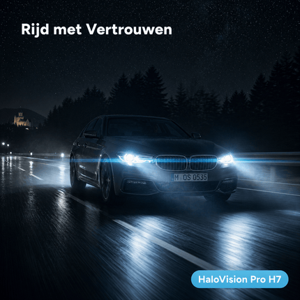 HaloVision HaloVision Pro Projector LED Koplampen H7 – 40W 8000Lm 6000K – Canbus plug and play - Met Mini Lens Technologie HaloVision 2