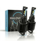 HaloVision HaloVision Turbo LED Koplampen H15 – 25W 5000Lm 6000K Helder Wit – Canbus Plug and Play DRL Grootlicht LED Set van 2 Autolampen HaloVision 1