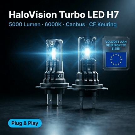 HaloVision Turbo LED H7 + H15 Koplampenset Detail H7
