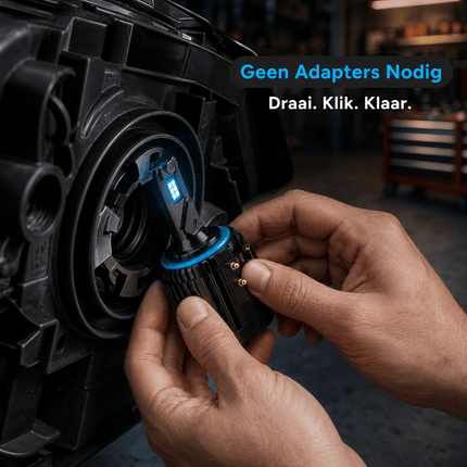 HaloVision HaloVision Volkswagen Specifieke H7 LED – 40W 8000Lm 6000K Direct Fit zonder adapters [Golf 6, 7 - Passat - Touran - Tiguan - Scirocco] HaloVision 5