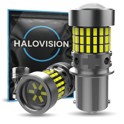 HaloVision HaloVision Turbo LED BAU15S PY21W Amber Oranje 6W - Canbus Knipperlicht Lampen Set van 2 voor Richtingaanwijzers 12V Plug en Play HaloVision 5