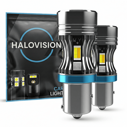 HaloVision HaloVision Turbo LED BAY15D PY21W Fel Rood 30W - Krachtige Canbus Plug en Play Achterlicht en Remlicht LED Set van 2 Autolampen HaloVision 8