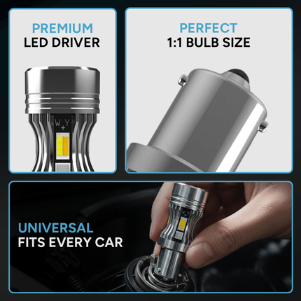 HaloVision HaloVision Turbo LED BAY15D PY21W Fel Rood 30W - Krachtige Canbus Plug en Play Achterlicht en Remlicht LED Set van 2 Autolampen HaloVision 5
