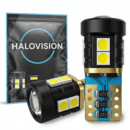 HaloVision HaloVision Turbo LED T10 W5W 6000K Helder Wit - Canbus Plug en Play Interieur Stadslicht Dagrijverlichting Kentekenlamp LED Set van 2 Autolampen HaloVision 1