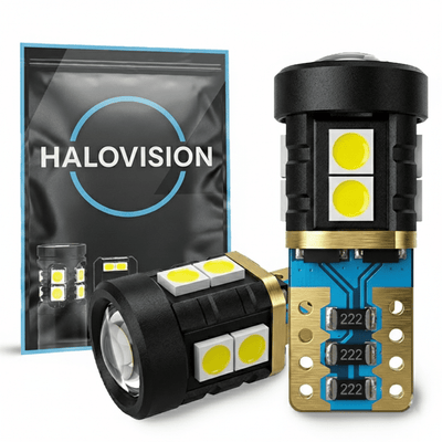 HaloVision Turbo LED T10 W5W 6000K Helder Wit - Canbus Plug en Play Interieur Stadslicht Dagrijverlichting Kentekenlamp LED Set van 2 Autolampen