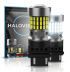 HaloVision HaloVision Turbo LED T20 7440 6000K Helder Wit 6W – Canbus Plug en Play Stadslicht Dagrijverlichting Achteruitrijlicht LED Set van 2 Autolampen HaloVision 1