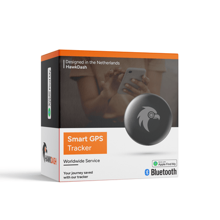 HawkDash Auto GPS Locatie Tracker Anti - Diefstal Functie Smart Tag - Werkt met Zoek Mijn App - IOS/iPhone zwart - VCTparts.nl