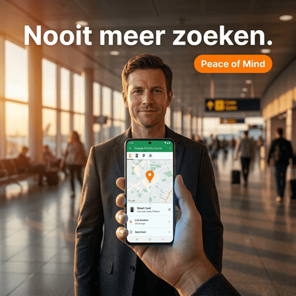 VCTparts HawkDash Ultradunne Global GPS Android Tracker Card – Draadloos Opladen Waterdichte Smart Wallet Tracker Compatibel met Google Find My Device NORGOS 10