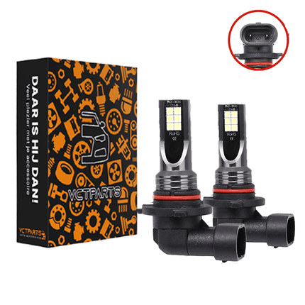VCTparts HB3 9005 led Mistlicht 3000K Geel - Mistlampen (set) [Fog Lights] NORGOS 1