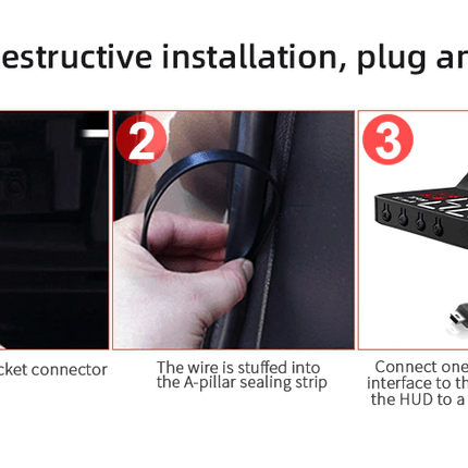 Head - up Display HUD Km/h meter Dashboard Scherm M3 OBD2 [Headsup - Head up - Boordcomputer] - VCTparts.nl