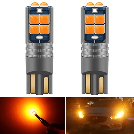 VCTparts High Power led T10 Oranje - W5W Verlichting (set) [Stadsverlichting - Parkeerverlichting - Kentekenverlichting - Interieurverlichting] NORGOS 1
