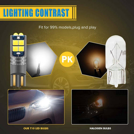 VCTparts High Power LED T10 Roze - W5W Verlichting (set) [Stadsverlichting - Parkeerverlichting - Kentekenverlichting - Interieurverlichting] NORGOS 6