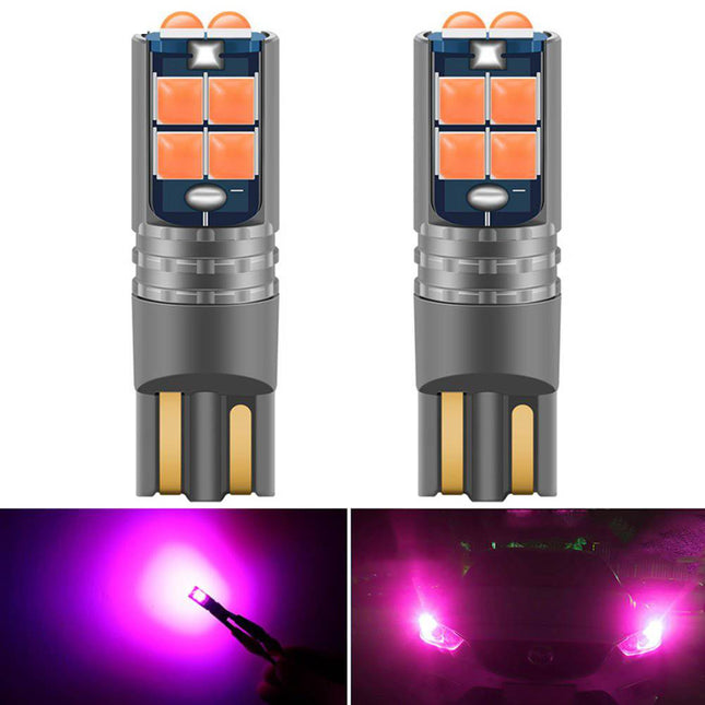 VCTparts High Power LED T10 Roze - W5W Verlichting (set) [Stadsverlichting - Parkeerverlichting - Kentekenverlichting - Interieurverlichting] NORGOS 2