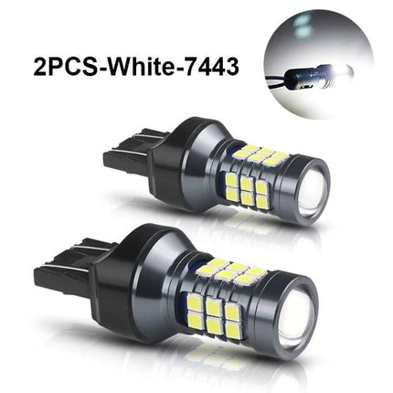 VCTparts High Power T20 LED Lamp Bol - Wit (set) 7443 W21/5W 3030SMD NORGOS 1