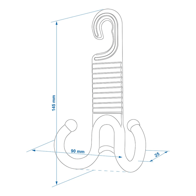 Hoofdsteun Hanger met Dubbele Haak Hoofdsteunhaken Autostoel (2 stuks) - VCTparts.nl