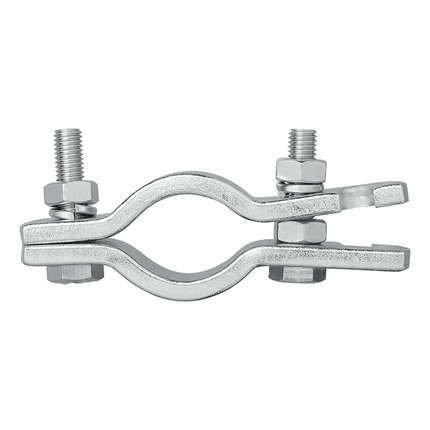 Hulpkoppeling met Sleuf voor Aanhanger en Trekhaak Zilver - Veiligheidskabel en Breekkabel Beveiliging - VCTparts.nl