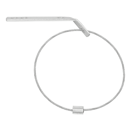 Hulpkoppeling met Steun en Stekkerhouder - Veiligheidskabel Breekkabel Trekhaakklem Beveiliging - VCTparts.nl