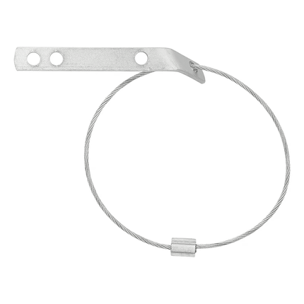 Hulpkoppeling met Steun en Stekkerhouder - Veiligheidskabel Breekkabel Trekhaakklem Beveiliging - VCTparts.nl