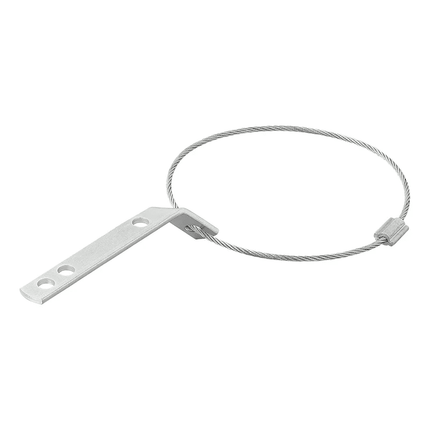 Hulpkoppeling met Steun en Stekkerhouder - Veiligheidskabel Breekkabel Trekhaakklem Beveiliging - VCTparts.nl