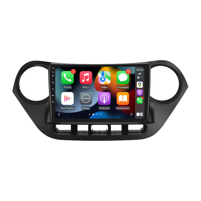 CarPlay & Android Auto Autoradio voor Hyundai Grand i10 2013–2018 – GPS Navigatie & Touchscreen – Inbouwen / Inbouwservice / Installatie
