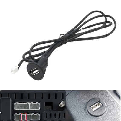 Convertisseur de câble à 4 broches intégré Consoleur de câble de service 100 cm DOP DOP pour l'autoradio à téléphoner [Interface de rallonge]