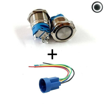 Bouton-poussé du commutateur construit 12V - cercle pour accessoires électriques