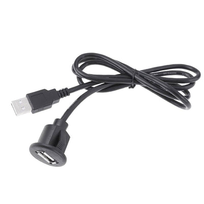 Built-dans USB vers USB Wish Cable 100cm Console Midden DOP pour l'autoradio à téléphoner [Interface du convertisseur de rallonge d'extension]