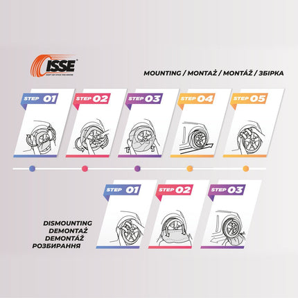 Isse Textiel sneeuwkettingen Classic Rood Gestreept 54 XS 2 stuks (set) - VCTparts.nl