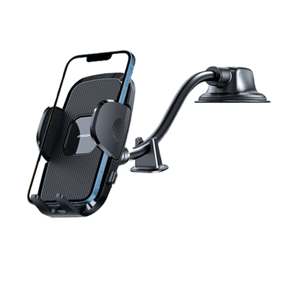 Porte-téléphone Joyroom Auto avec un bras flexible pour le tableau de bord et le pare-brise noir