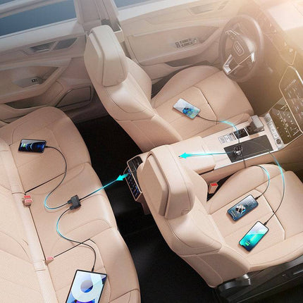 Joyroom Joyroom Autolader Oplader Snellader 5x USB - A - 45W (1.5m) [5x Fast Car Charger] Hurtel 7