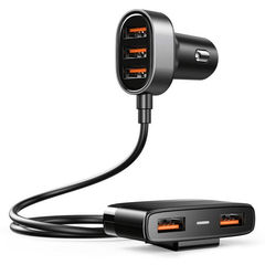 Joyroom Joyroom Autolader Oplader Snellader 5x USB - A 6.2A (1.5m) [5x QC Fast Car Charger] Hurtel 1