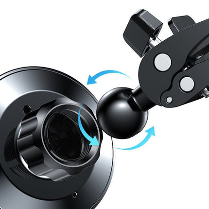 Joyroom JR - ZS240 Autohouder met Qi Inductieve Oplader voor Luchtrooster – Zwart - VCTparts.nl