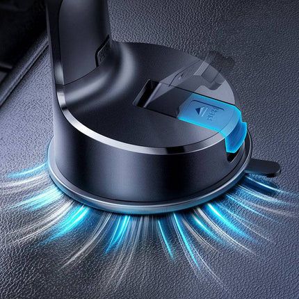 Joyroom Mechanische Auto Telefoonhouder voor Dashboard en Voorruit Zwart - VCTparts.nl