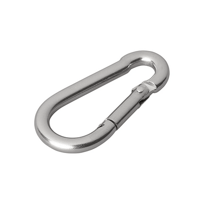 Karabijnhaak RVS 5x50mm Klein [Carabijnhaak - Musketon - Veerhaak]