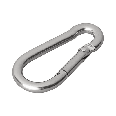 Karabijnhaak RVS 6x60mm Middel [Carabijnhaak - Musketon - Veerhaak]