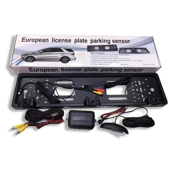 VCTparts Kenteken / Nummerplaat Achteruitkijk Camera Parkeer sensoren (set) NORGOS 10