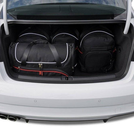 Kjust Kjust Reistassenset voor Audi A3 Sedan 2013-2020 - Set van 5 Tassen met 2 Roltassen en 3 Vliegtuigtassen Harvest Automotive 2