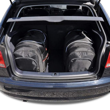 Kjust Kjust Reistassenset voor Audi A3 Sportback 2004-2013 - Set van 3 Tassen met 2 Roltassen en 1 Vliegtuigtas Harvest Automotive 2