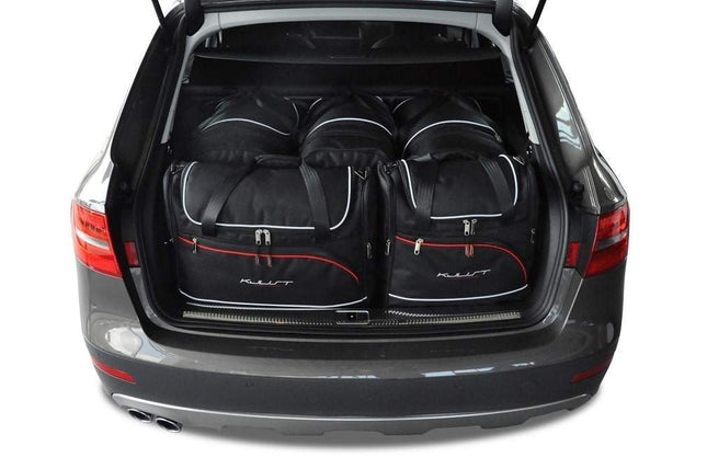 Kjust Kjust Reistassenset voor Audi A4 Allroad 2009-2016 - Set van 5 Tassen met 3 Roltassen en 2 Vliegtuigtassen Harvest Automotive 1