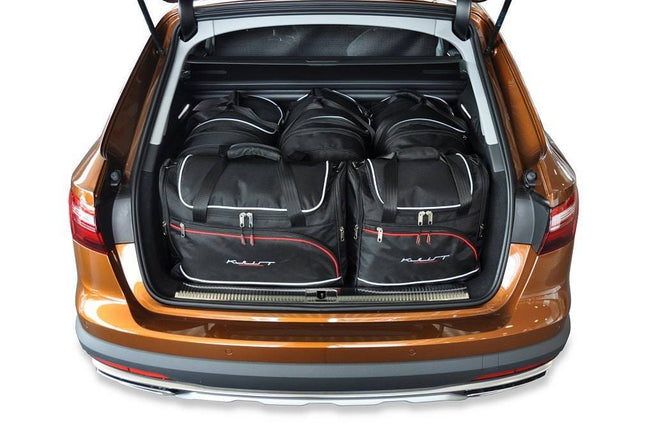 Kjust Kjust Reistassenset voor Audi A4 Allroad 2016-2023 - Set van 5 Tassen met 3 Roltassen en 2 Vliegtuigtassen Harvest Automotive 1