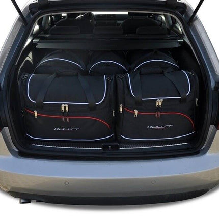 Kjust Kjust Reistassenset voor Audi A4 Avant 2002-2005 - Set van 5 Tassen met 2 Roltassen en 3 Vliegtuigtassen Harvest Automotive 1