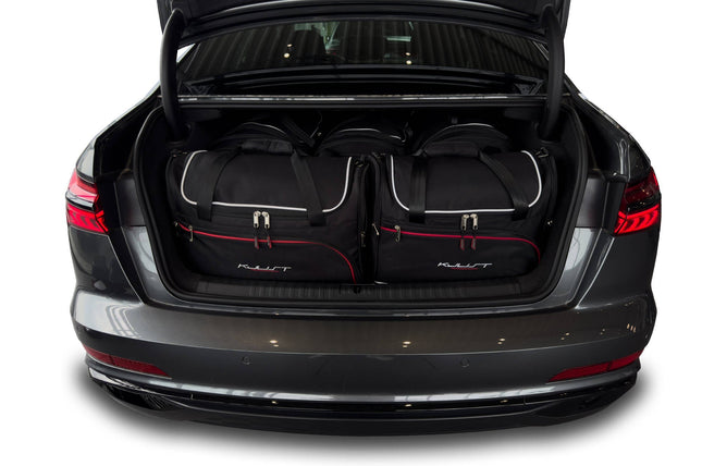 Kjust Kjust Reistassenset voor Audi A6 Sedan 2018-2024 - Set van 5 Tassen met 3 Roltassen en 2 Vliegtuigtassen Harvest Automotive 1