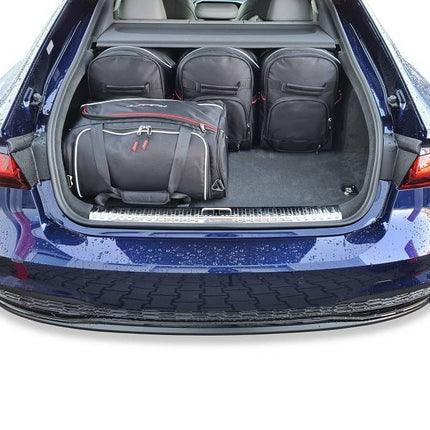 Kjust Kjust Reistassenset voor Audi A7 Sportback vanaf 2018 - Set van 5 Tassen met 3 Roltassen en 2 Vliegtuigtassen Harvest Automotive 2