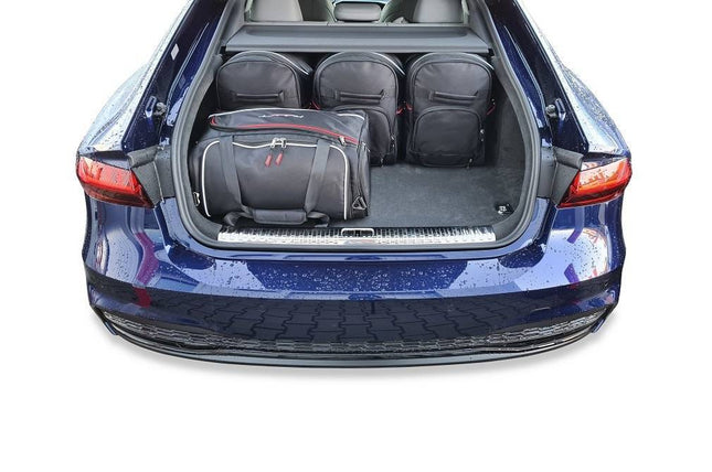 Kjust Kjust Reistassenset voor Audi A7 Sportback vanaf 2018 - Set van 5 Tassen met 3 Roltassen en 2 Vliegtuigtassen Harvest Automotive 2