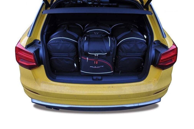 Kjust Kjust Reistassenset voor Audi Q2 vanaf 2016 - Set van 4 Tassen met 2 Roltassen 1 Sporttas en 1 Vliegtuigtas Harvest Automotive 1